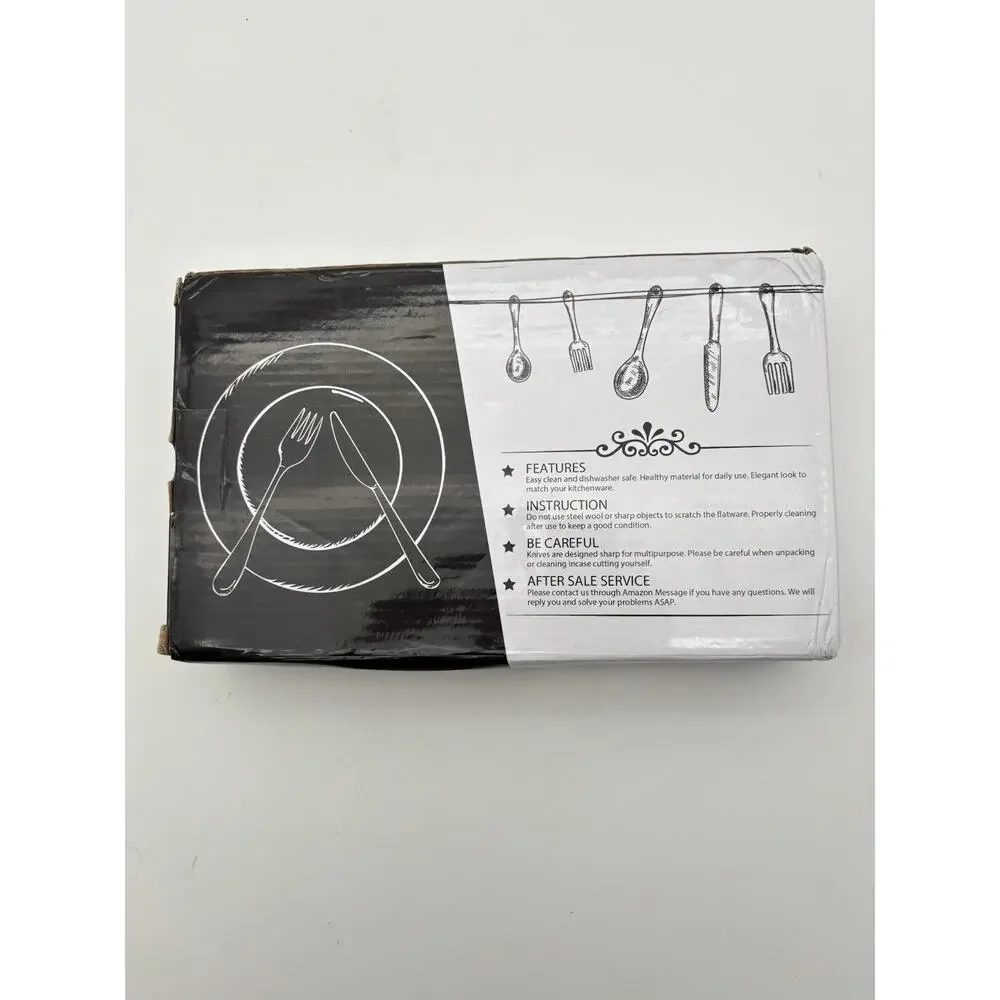 Flatwear Set High Quality Stainless Steel Knives, Spoons & Forks 48 pc set New
